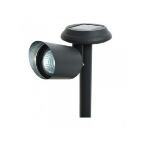 Picchetto solare da giardino Lumineo Alluminio Nero LED 3 Lm