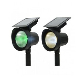 Set di picchetti solari da giardino Lumineo 25 lm 13 x 11 x 42,5 cm Solare Proiettore LED RGB