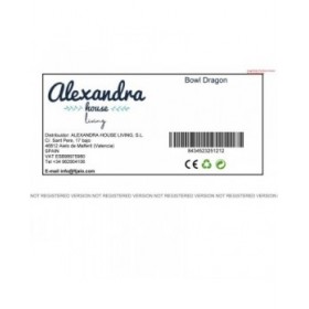 Centrotavola Alexandra House Living Marrone Legno 22 x 10 x 85 cm Drago