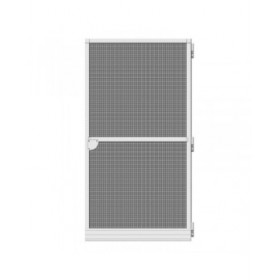 Zanzariera Schellenberg Con porta Fibra di Vetro Alluminio Bianco (100 x 210 cm)