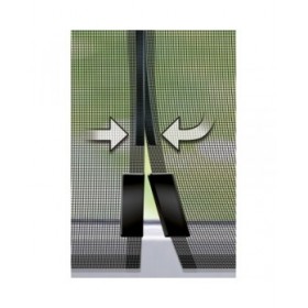 Tenda Zanzariera Schellenberg Porte Magnetico 90 x 210 cm Antracite Fibra di Vetro