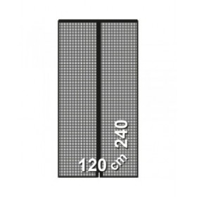 Tenda Zanzariera Schellenberg Porte Magnetico Fibra di Vetro Antracite (120 x 240 cm)