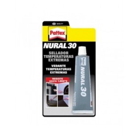 Cemento Pattex Nural 30 Adesivo Resistente alle alte temperature Grigio 150 g