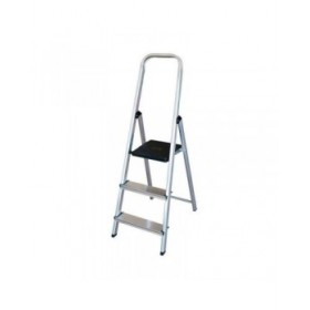 Scala Pieghevole a 3 Scalini EDM Alluminio (40 x 10,5 x 126 cm)