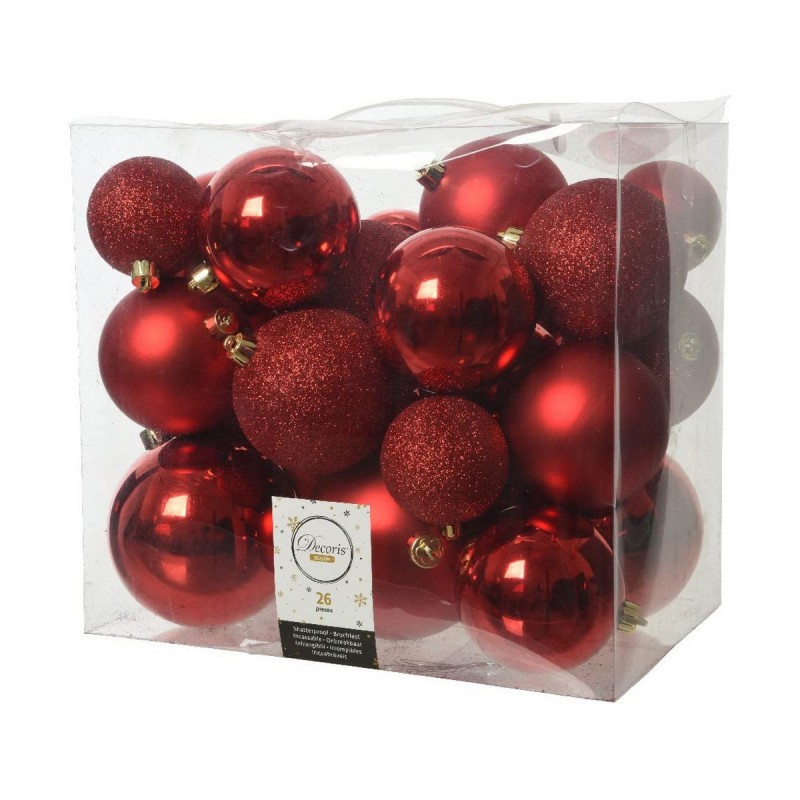 Palle di Natale Decoris Rosso