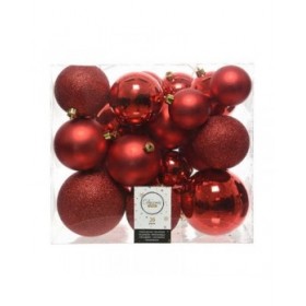 Palle di Natale Decoris Rosso
