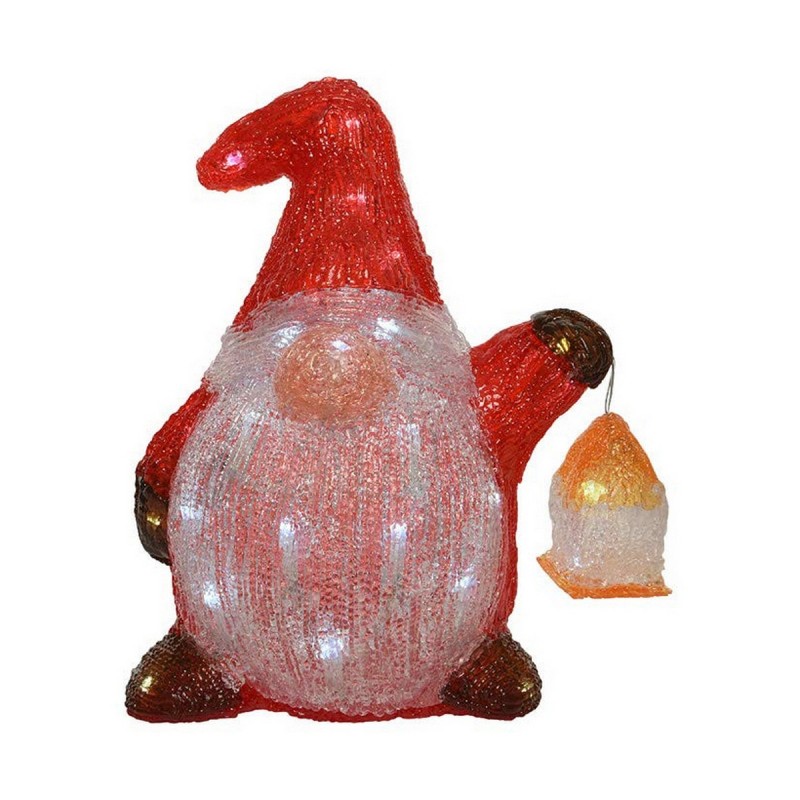 Decorazione luminosa Lumineo Trasparente Gnomo 25 x 17 x 29 cm Acrilico