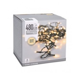Ghirlanda di Luci LED Bianco Bianco Caldo 53 m