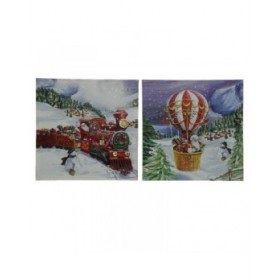Quadro Decorativo LED Natale 38 x 38 cm