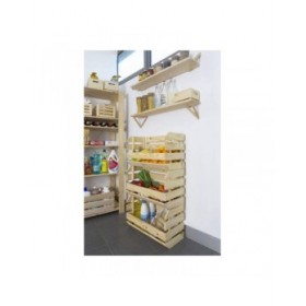 Scatola per Sistemare Impilabile Astigarraga 60 x 28,5 x 35,3 cm Legno Pino