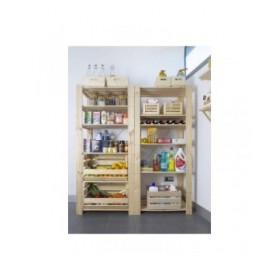 Scatola per Sistemare Impilabile Astigarraga 60 x 28,5 x 35,3 cm Legno Pino