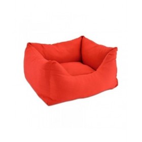 Letto per animali domestici Nayeco Rosso 59 x 59 x 50 cm Multicolore Acrilico 59 x 50 x 20 cm