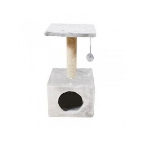 Tiragraffi per Gatti Nayeco Savanna 60 x 30 x 30 cm Grigio chiaro (60 x 30 x 30 cm)