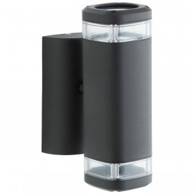 Applique da Parete Brilliant Jandy Up & Down Esterno 18 W Nero GU10