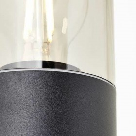 Applique da Parete Brilliant Sergioro Esterno Rilevatore di Movimento Nero 20 W