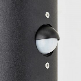 Applique da Parete Brilliant Sergioro Esterno Rilevatore di Movimento Nero 20 W