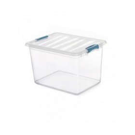 Scatola Multiuso Domopak Living Katla Con manici Trasparente 20 L polipropilene (39 x 29 x 25,5 cm)
