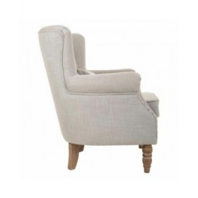 Poltrona Alexandra House Living Grigio chiaro 59 x 87 x 73 cm