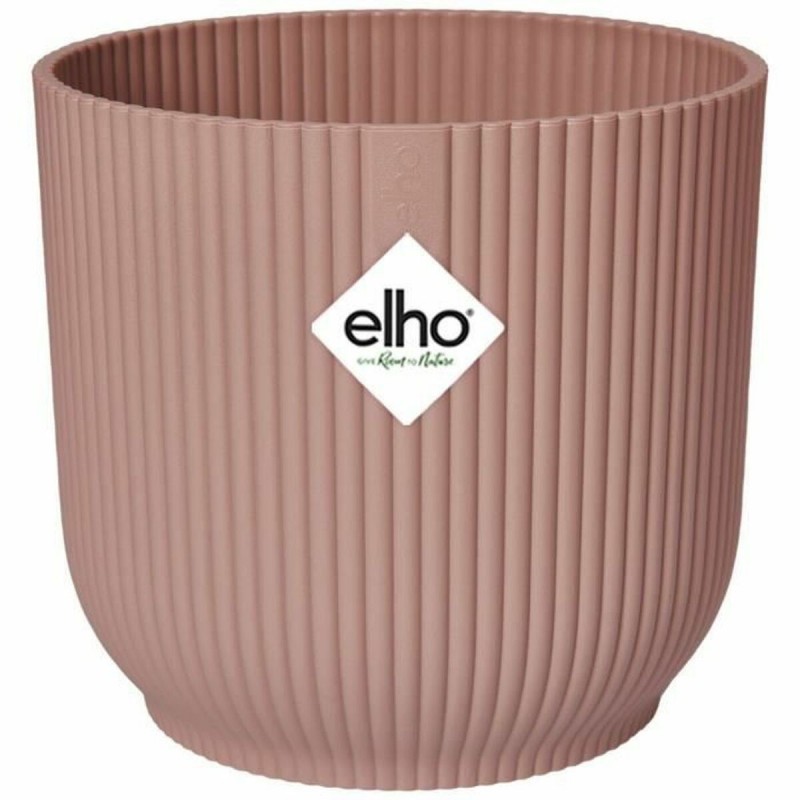 Vaso Elho Rosa Plastica Rotondo Rotonda Moderno Ø 25 cm