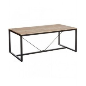 Tavolo da Pranzo Atmosphera Edena Naturale Marrone Legno di acacia (180 x 90 x 75 cm)