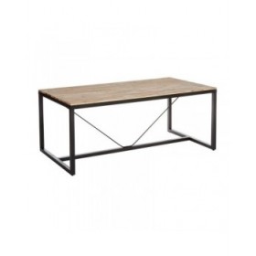 Tavolo da Pranzo Atmosphera Edena Naturale Marrone Legno di acacia (180 x 90 x 75 cm)
