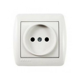 Base della spina Solera mur07u 2P Bianco 16 A Superficie