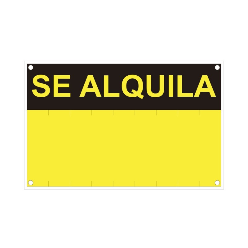 Insegna Normaluz Se alquila PVC 45 x 70 cm