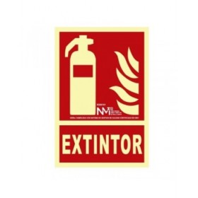 Insegna Normaluz Extintor PVC