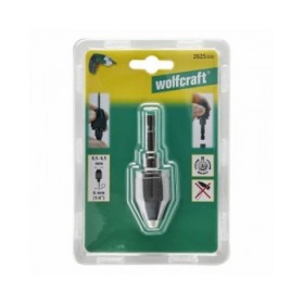 Mandrino per trapano con chiave Wolfcraft 2625000