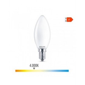 Lampadina LED Philips Candela Bianco F 40 W 4,3 W E14 470 lm 3,5 x 9,7 cm (4000 K)