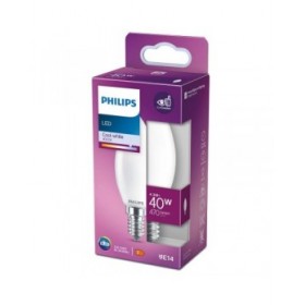 Lampadina LED Philips Candela Bianco F 40 W 4,3 W E14 470 lm 3,5 x 9,7 cm (4000 K)