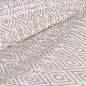 Copripiumino TODAY Geometrico Bianco Beige 240 x 200 cm