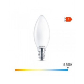 Lampadina LED Philips Candela Bianco F 40 W 4,3 W E14 470 lm 3,5 x 9,7 cm (6500 K)