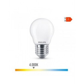 Lampadina LED Philips Bianco F 40 W 4,3 W E27 470 lm 4,5 x 7,8 cm (4000 K)