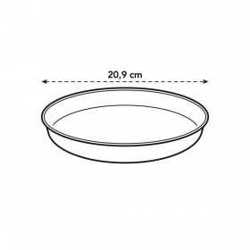 Piatto per Vaso Elho Loft Urban  Rotondo Azzurro Plastica Ø 21 cm