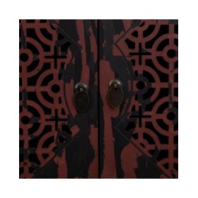 Armadio Alexandra House Living Rosso Legno di abete Legno MDF 40 x 140 x 60 cm
