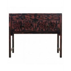 Ingresso con Cassetti Alexandra House Living Rosso 40 x 102 x 120 cm