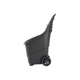Carrello da Giardino 65 L 87 x 60 x 50 cm Nero polipropilene