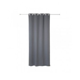 Tende Atmosphera Opaco Grigio Poliestere 2 Unità (135 x 240 cm)