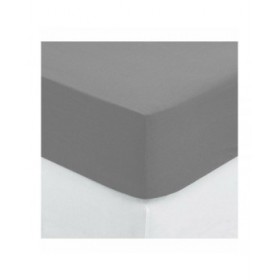 Lenzuolo con angoli aderenti Atmosphera Grigio (90 x 190 cm)