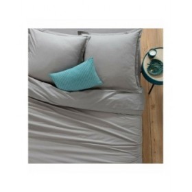 Lenzuolo con angoli aderenti Atmosphera Grigio (90 x 190 cm)