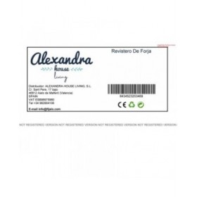 Portariviste Alexandra House Living Dorato Forjare 33 x 33 x 36 cm