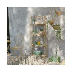Scaffale Alexandra House Living Giallo Forjare 28 x 160 x 60 cm