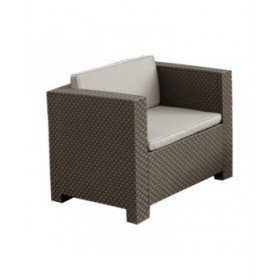 Mobili da giardino SP Berner Diva Tropea Antracite Grigio scuro (4 Pezzi)