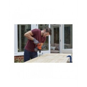 Set trapano e accessori Black & Decker BEH200-QS 500 W 230 V 230-240 V