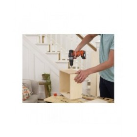 Trapano a Percussione Black & Decker BDCHD12S1-XJ 12V 1,5 Ah 12 V