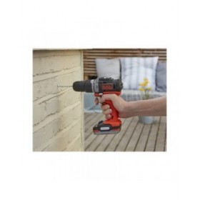 Trapano a Percussione Black & Decker BDCHD12S1-XJ 12V 1,5 Ah 12 V