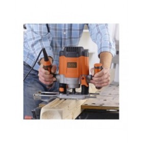 Trapano a corona/Fresatrice Black & Decker 1200eka-qs