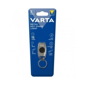 Portachiavi Torcia LED Varta Metal Key Chain Light 15 lm
