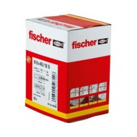 Dadi e viti Fischer 50354 6 x 40 mm / 10 Svasata (50 Unità)